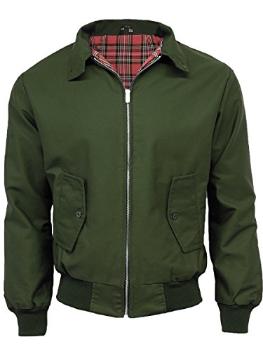Game Classic Harrington Jackets - Made in The UK Large Olive