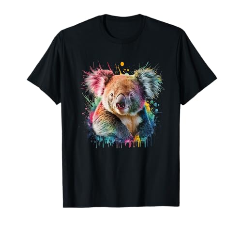 Koalabär, Herren, Damen, bunt, Aquarell, Koalabär T-Shirt