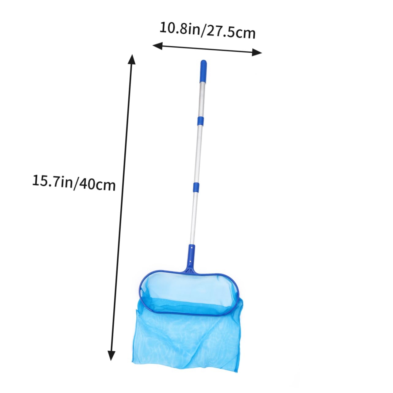 Limpiador de Piscinas 3*35cm con Malla para Skimmer, Azul, Desmontable