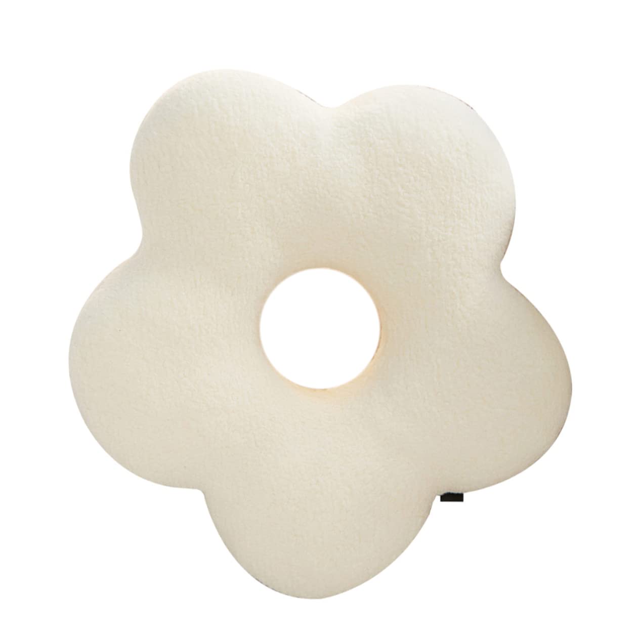Coussin de sol fleuri contre les assises dures et inconfortables