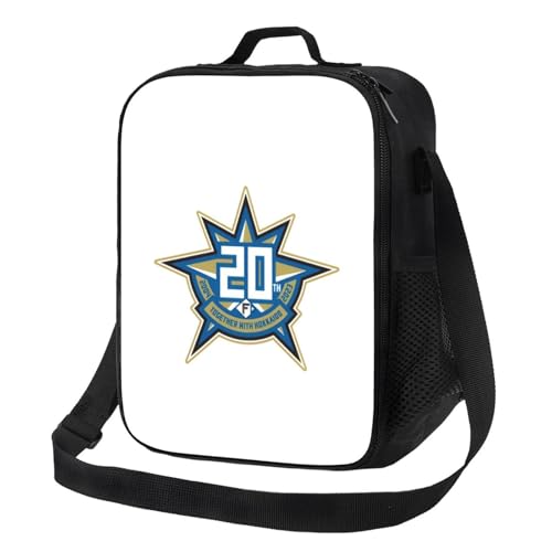 北海道日本ハムファイターズ1 断熱 お弁当 ショルダーバッグ 便利 オックスフォードクロス 26.5x20x11.5cm 保冷・保温 ピクニック・オフィス対応