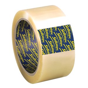 Image of Sellotape Polypropylene Packaging Tape 50mmx66m Clear (Pack of 6) 1445171
