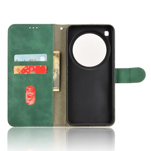 Obrotowa obudowa telefonu z klapką Etui portfelowe kompatybilne z etui Xiaomi 15 Ultra z uchwytem na karty, etui z klapką, etui portfelowe ze skóry PU z paskiem na nadgarstek, odporna na wstrząsy osło