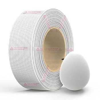 NextShapes PETG Filament Refill 1.75mm, Spool-Free,(White 1KG)