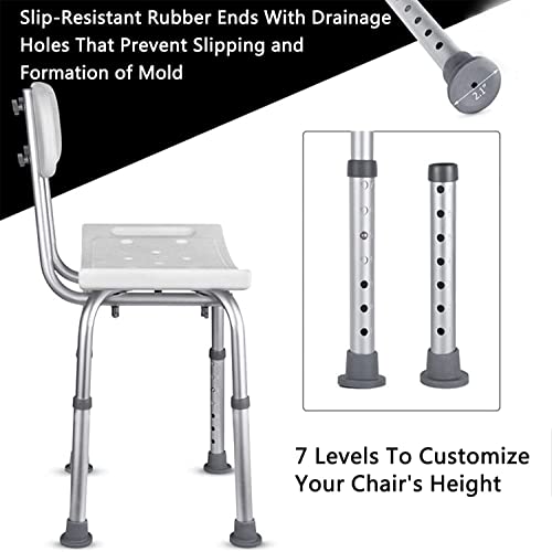 Cadre en aluminium pour chaise de douche durable et stable - 8