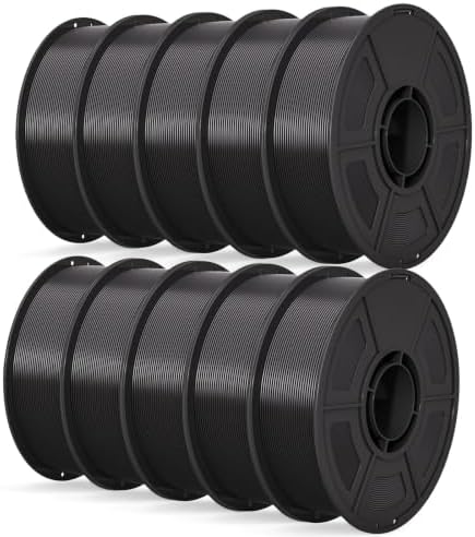 IEMAI ASA Filament 1.75mm 10Kg, 3D Drucker Filament ASA Schwarz, UV-beständig, Hitzebeständig, Maßgenauigkeit+/-0,02mm