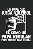  Voleibol Deporte Vóley Padre - Balón Volleyball Voleibolista Cuaderno De Notas: Formato A5 I 110 Páginas I Regalo Como Diario Planificador O Agenda