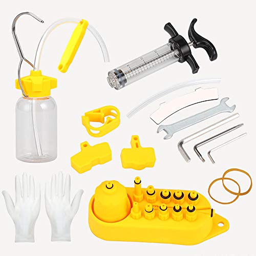Daity Bremsen Entlüftungsset, Fahrrad Hydraulisches Bremse Entlüftungsgerät Kit für Mineralöl-Bremsen/hydraulische Scheiben-Fahrradbremsen Cover