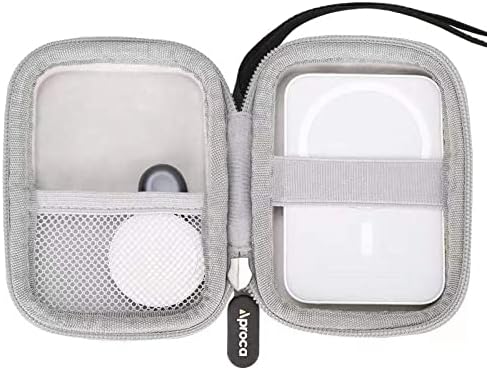 Aproca Hard Travel Storage Case, for Apple MagSafe Battery Pack and Apple Watch Portable Magnetic Charger