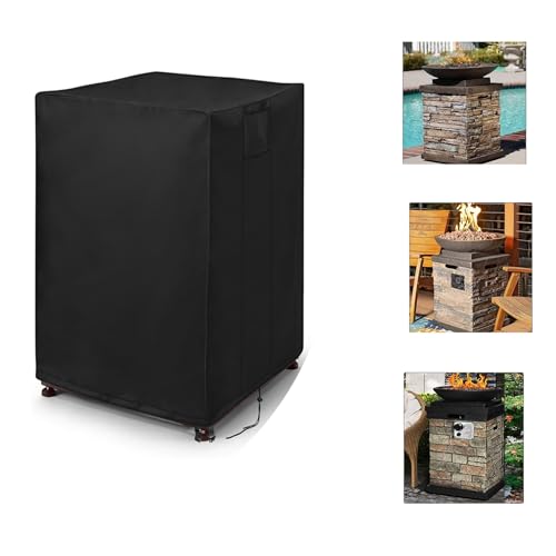 Youlvy Square 22 Inch Fire Pit Cover, 22 Inch Gas