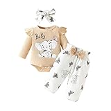 Ideal Gift: Toddler girls spring outfits are Suitable for Children's Day, Birthday, Navidad, o baby shower como un regalo para tus niños, estos serán muy felices.