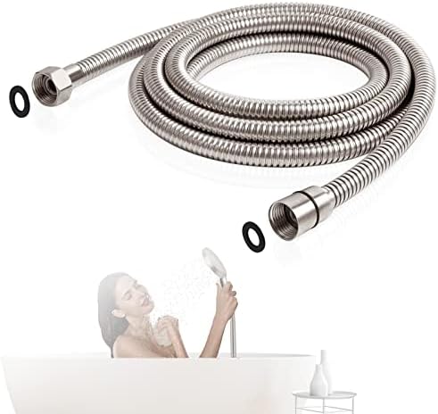 Moen Brushed Nickel Replacement Metal Hose Kit for Handheld Shower ...