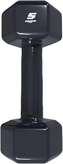 Rmg8 Fit - HALTER 5KG EMBORRACHADO SEXTAVADO PRETO