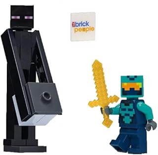 LEGO Minecraft: Enderman Minifigure with Nether Hero Combo Pack