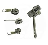 Universal Zipper Repair Kit Fix a Zipper Metal Zipper Fix any Broken Zipper in Seconds No Sewing Needed One Pack (3 PCS)