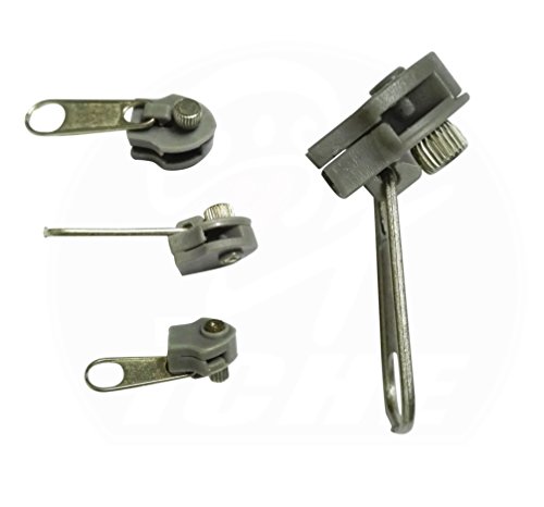 Universal Zipper Repair Kit Fix a Zipper Metal Zipper Fix Any Broken Zipper in Seconds No Sewing Needed One Pack (3 PCS)