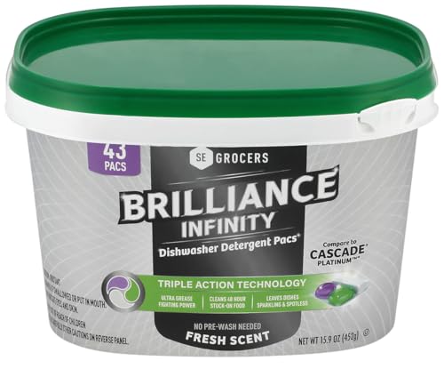 SE Grocers Brilliance Infinity 43-Count Dishwasher