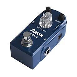 AZOR Pédale d’effet de guitare analogique Phaser – Mini pédale pour guitare électrique True Bypass - Les Beatles, Paul McCartney, John Lennon, RIngo Starr, George Harrison AZOR Pédale d'effet de guitare analogique Phaser - Mini pédale pour guitare électrique True Bypass – Image 2