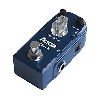 AZOR Pédale d’effet de guitare analogique Phaser – Mini pédale pour guitare électrique True Bypass - Les Beatles, Paul McCartney, John Lennon, RIngo Starr, George Harrison AZOR Pédale d'effet de guitare analogique Phaser - Mini pédale pour guitare électrique True Bypass – Image 2
