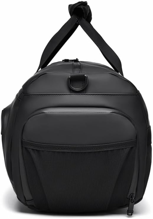 Men's Black Large Capacity Hand Held Crossbody Bag for Casual Sports Fitness Suitable for Business Trips Light Travel