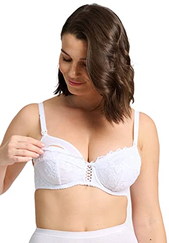 Sans Complexe Damski biustonosz ciążowy Arum Baby, (Blanc Gcc), 75C