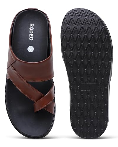 Image of GIBBON'S RODEO Series Men's Faux Leather Casual Outdoor Formal Slippers