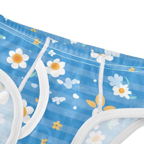 KLL Blue Gingham Boys Toddler Soft Training Underwear Cute Children Undies4