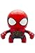 BulbBotz 2020039Spider Man 7.5 Inches Digital Quartz Light Up Alarm Clock