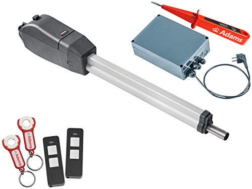 Sommer Twist 350 Drehtorantrieb 1-flüglig + 2 Stück Handsender Pearl Twin mit ADAMS Anhänger Set 3in1F + ADAMS Stromprüfer