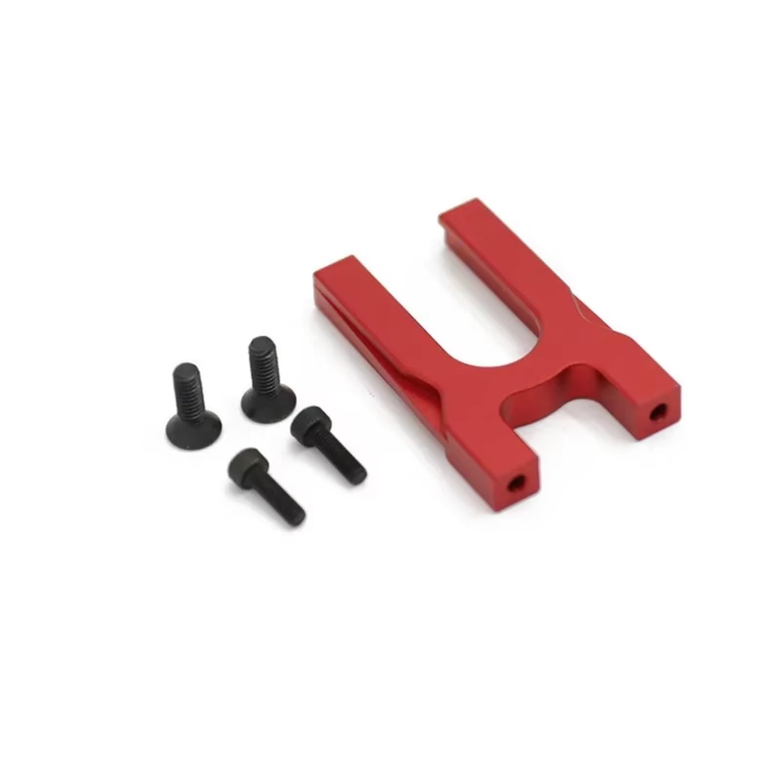 Pièces fixation différentiel central Arrma en métal rouge pour renforcer Typhon et Mojave