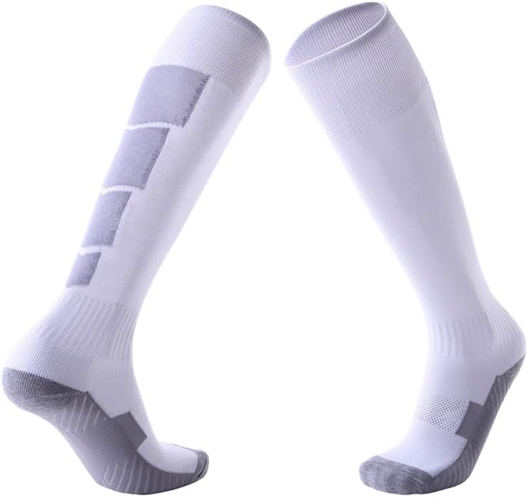 Long Tube Men's Adult Socks Knee High Training Thick Towel for Circulation, Athletic Recovery & Travel