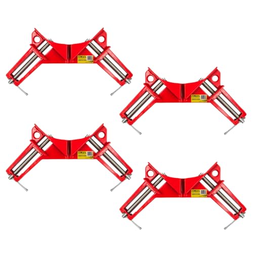 ELITE SUPERFLEX - Kit 4 unid Grampo Sargento Angular 90 Graus Cantoneira Elite