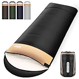 AIFLYCY 寝袋 シュラフ 封筒型 軽量 冬用 夏用【足元に二重保温・230T防水】オールシーズン 1.8Kg 1.0Kg 2.2Kg 1.4Kg コンパクト 快適温度-15℃-25℃ 簡単収納 軽量 中綿 登山 車中泊 防災用 アウトドア キャンプ 丸洗い可能 春夏秋冬の使用可能 収納袋付き