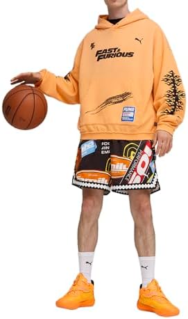PUMA Mens X Fast And Furious Hoodie Casual Outerwear Casual - Orange - Size L — 사진 5