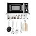 Estante marca ACORNFORT para cocina, de acero inoxidable, para microondas y con...