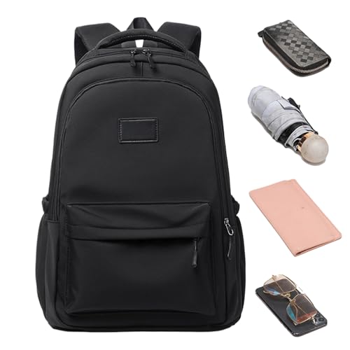 Mochila escolar impermeable de gran capacidad para uso diario y trabajo unisex
