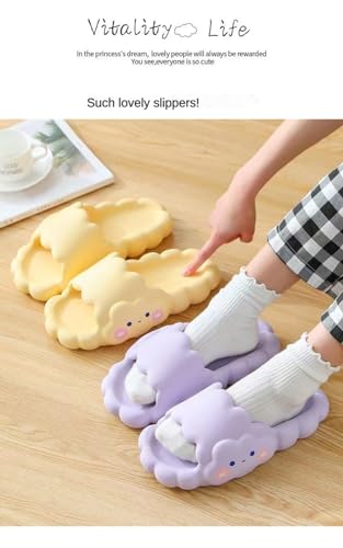 Cute Bunny Slippers for Women Summer Feeling Soft Platform Non-Slip Sandals Comfortable Cloud Slides for Indoor and Outdoor kawaii Gifts for Women Men4