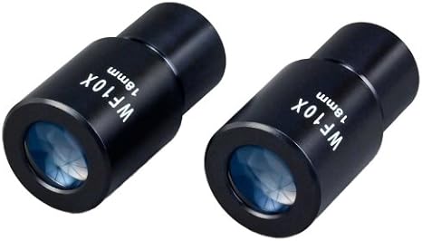 OMAX X2AEM610 A Pair /18 Widefield Microscope Optical Eyepieces 23.2mm Dia