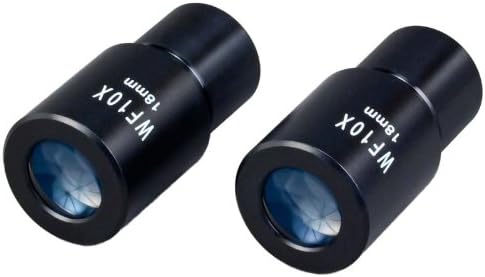 OMAX X2AEM610 A Pair /18 Widefield Microscope Optical Eyepieces 23.2mm Dia