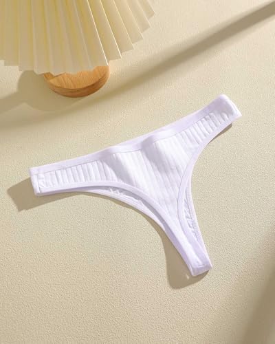 Sth Big Cotton Thongs for Women Sexy Soft Womens Cotton Underwear Breathable Stretchy Ladies Panties S-XL — view 4