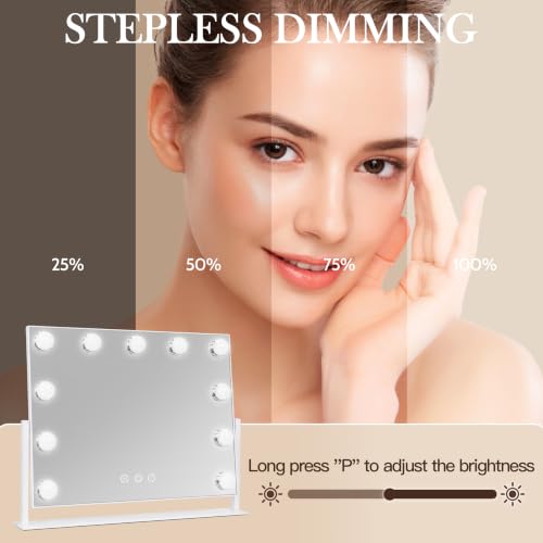 Image of ROLOVE 16 x13 in Hollywood Makeup Mirror with Lights
