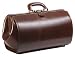 Produktbild MIKA 28058602 - Doktorkoffer Hanver aus Echt Leder/Sattelleder, Doktortasche mit Hauptfach und Schloss, Arztkoffer für Damen und Herren, Hebammentasche, Arzttasche in braun ca. 41 x 18 x 24 cm