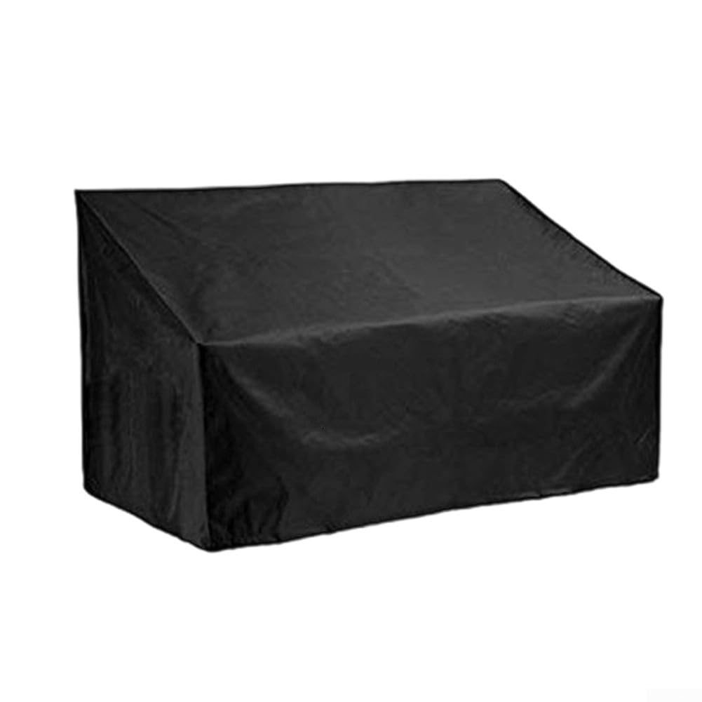 Fundas para bancos de jardín para muebles de 234 plazas, resistentes a la intemperie y resistentes para exteriores (162 x 66 x 89 cm)