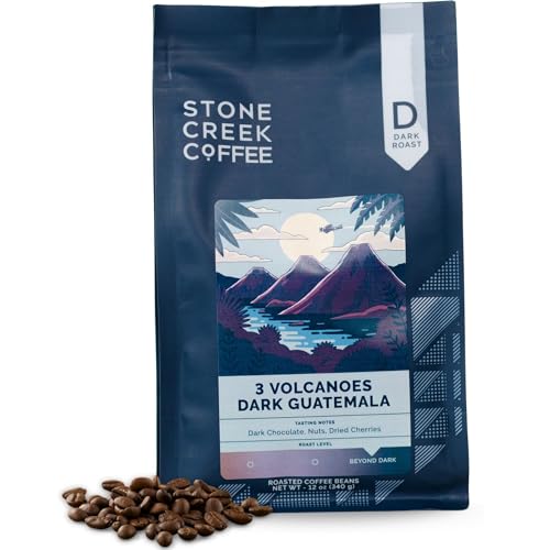 Stone Creek Coffee Dark Roast Whole Bean Coffee – 12