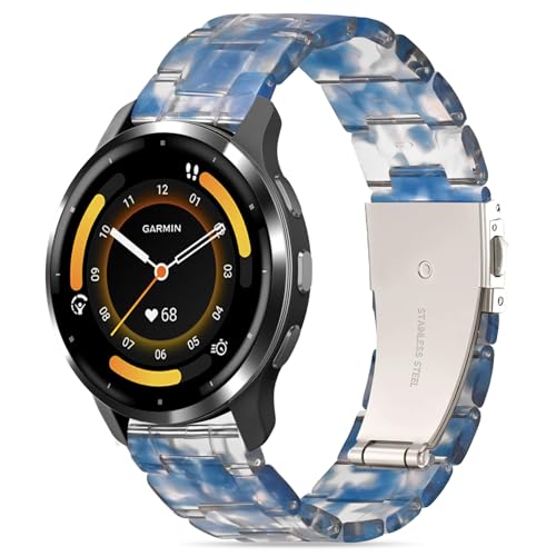 Garmin Venu 3s Watch�o���h�����Ή� 18mm�X�g���b�v Garmin Venu 4s 41mm/Venu 2s/Forerunner 265s/255s/Vivoactive 4s�ɑΉ� ���X�g�o���h �u���X���b�g�����p �X�e�����X�X�`