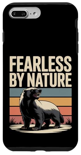Fearless By Nature Honey Badger ���B���e�[�W �X�}�z�P�[�X iPhone 7 Plus/8 Plus �p