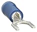 Fork Terminal, Std, 10 Stud, Blue, Pk100