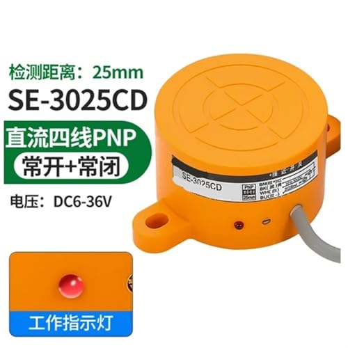 Sensor inductivo SE-3025A con diseño binaural metálico de alta precisión 2