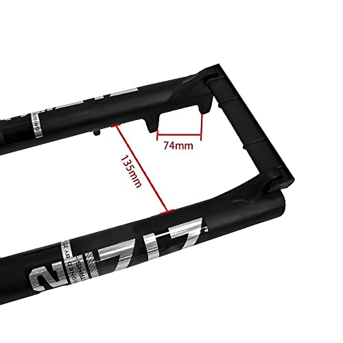 Ztz Bike Suspension Fork 20"*4.0 Tire For Mountain Bike Air Double Shoulder Downhill Rappelling Shock Absorber Mtb/Qr/Am Fat Snow Bike Forks #TOP4