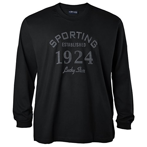 Schwarzes Lucky Star Langarmshirt Übergröße, XL Größe:2XL Cover